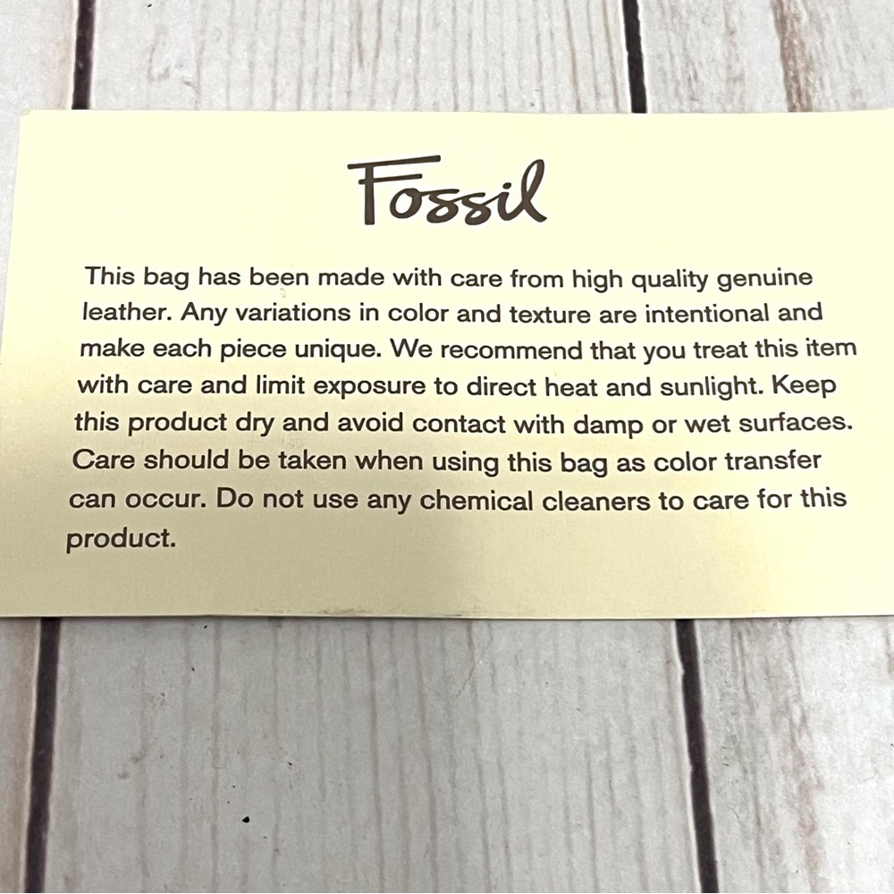Fossil Y2K Brown Leather Crossbody Travel Multi Pocket Purse - Picture 13 of 13